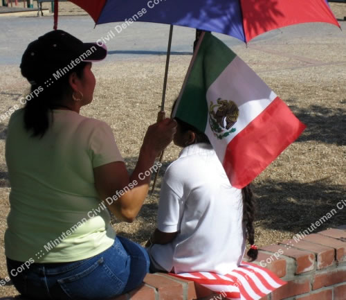 Sitting on the American Flag Sitting on the American Flag